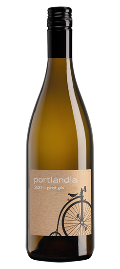 Bottle of Portlandia Pinot Gris